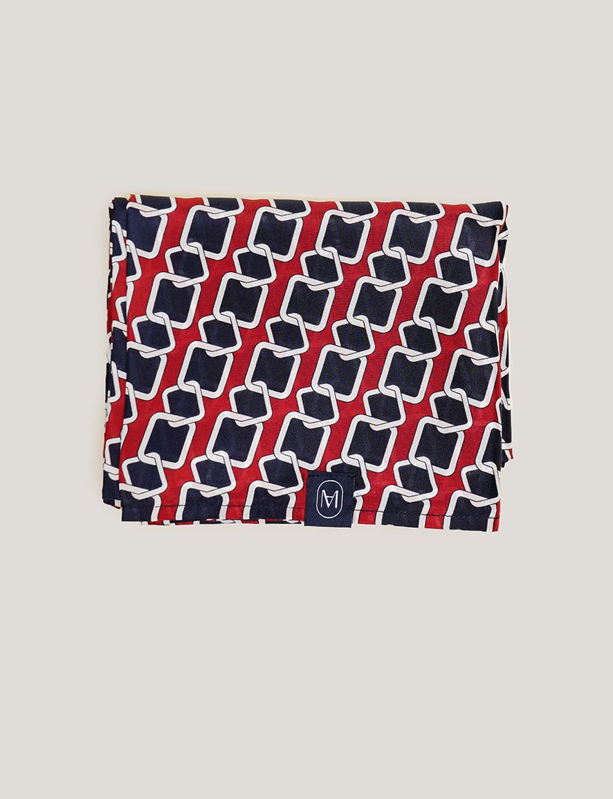 Foulard Soie 06 plié Meilleur Ami Paris