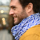 Foulard en soie 94, porté homme, Meilleur Ami Paris